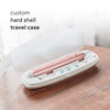 CKeep Ultra Whitening Pink Electric Toothbrush - 8 DuPont Brush Heads & Travel Case Included - Sonic 40,000 VPM Motor & Wireless Charging - 4 Modes w Smart Timer - Satin Rose Gold